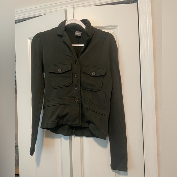 Dark green button up jacket - Picture 1 of 1